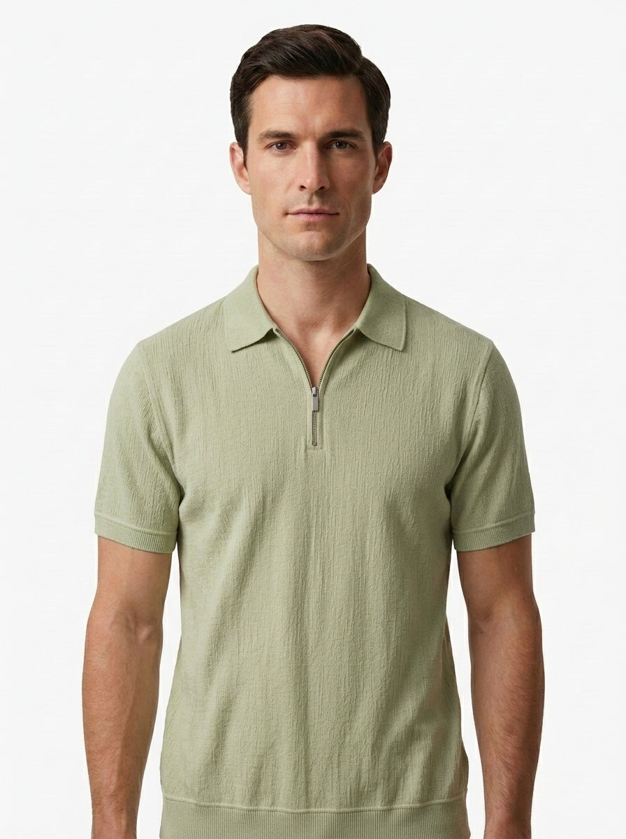 Men's Lightweight Linen Polo