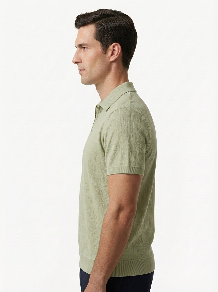 Men's Lightweight Linen Polo
