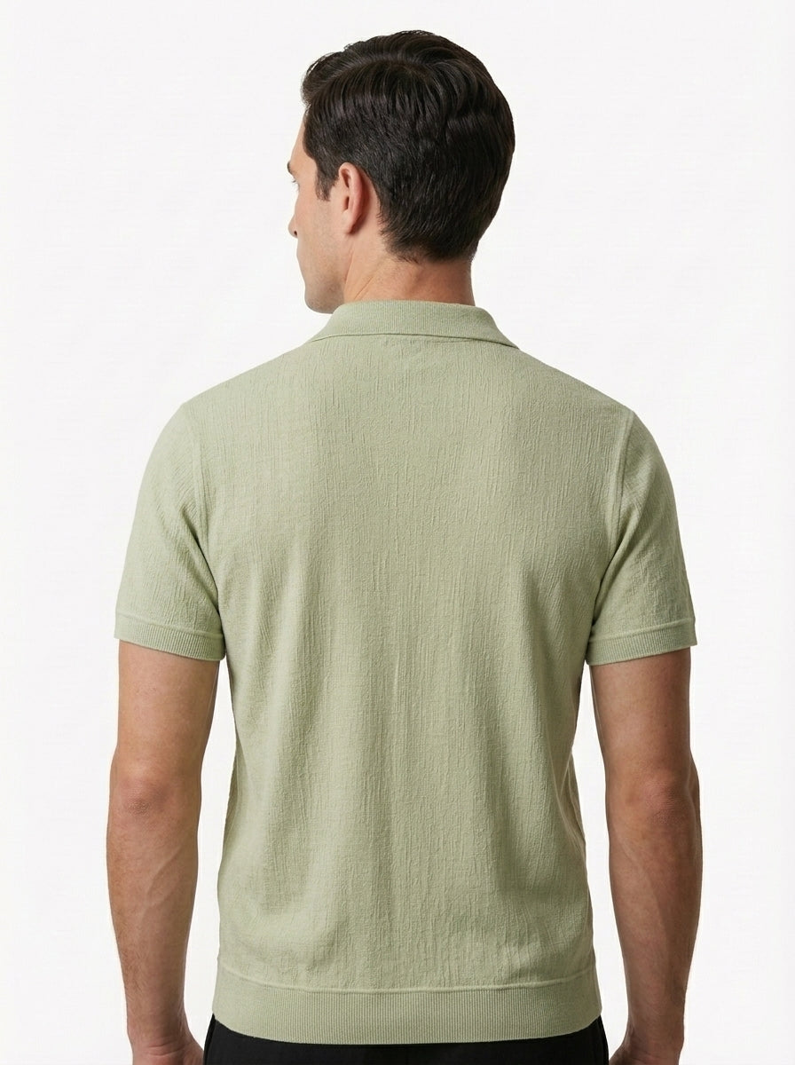 Men's Lightweight Linen Polo