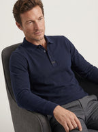 Classic Long-Sleeve Polo Shirt