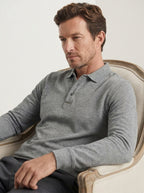 Classic Long-Sleeve Polo Shirt