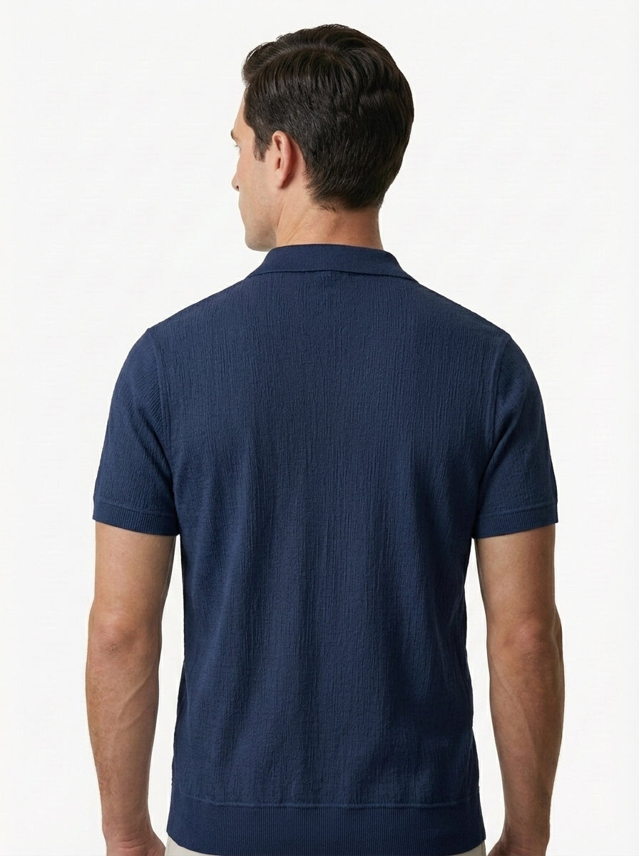 Men's Lightweight Linen Polo