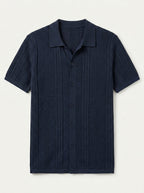 Vintage Knit Button Up Shirt