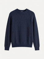 100% Organic Cotton Ribbed Crewneck Sweater
