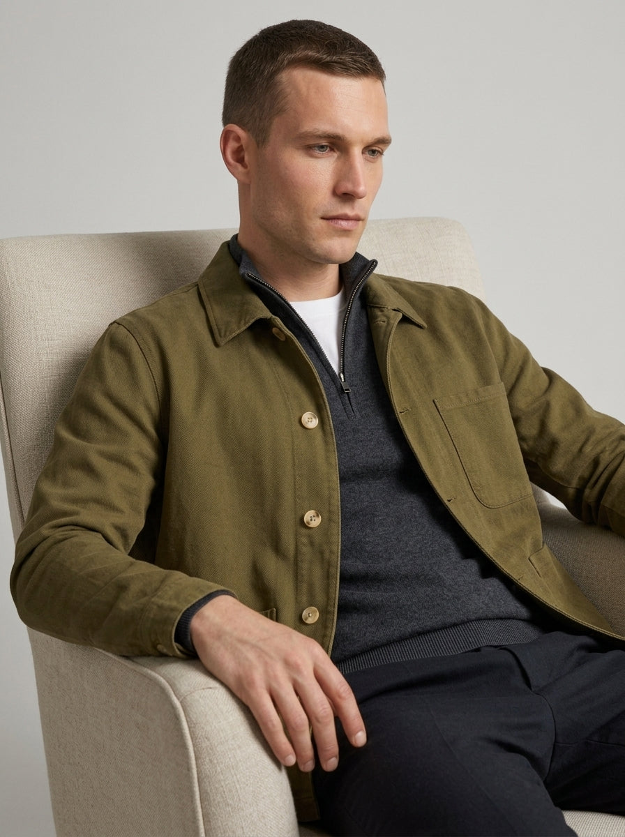 Organic Comfort Stretch Chore Jacket