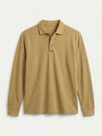 Classic Long-Sleeve Polo Shirt