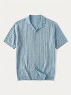 Vintage Knit Button Up Shirt