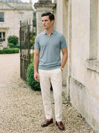 Men's Lightweight Linen Polo