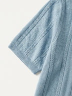 Vintage Knit Button Up Shirt