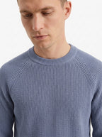 100% Organic Cotton Ribbed Crewneck Sweater