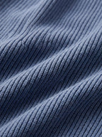 100% Organic Cotton Ribbed Crewneck Sweater
