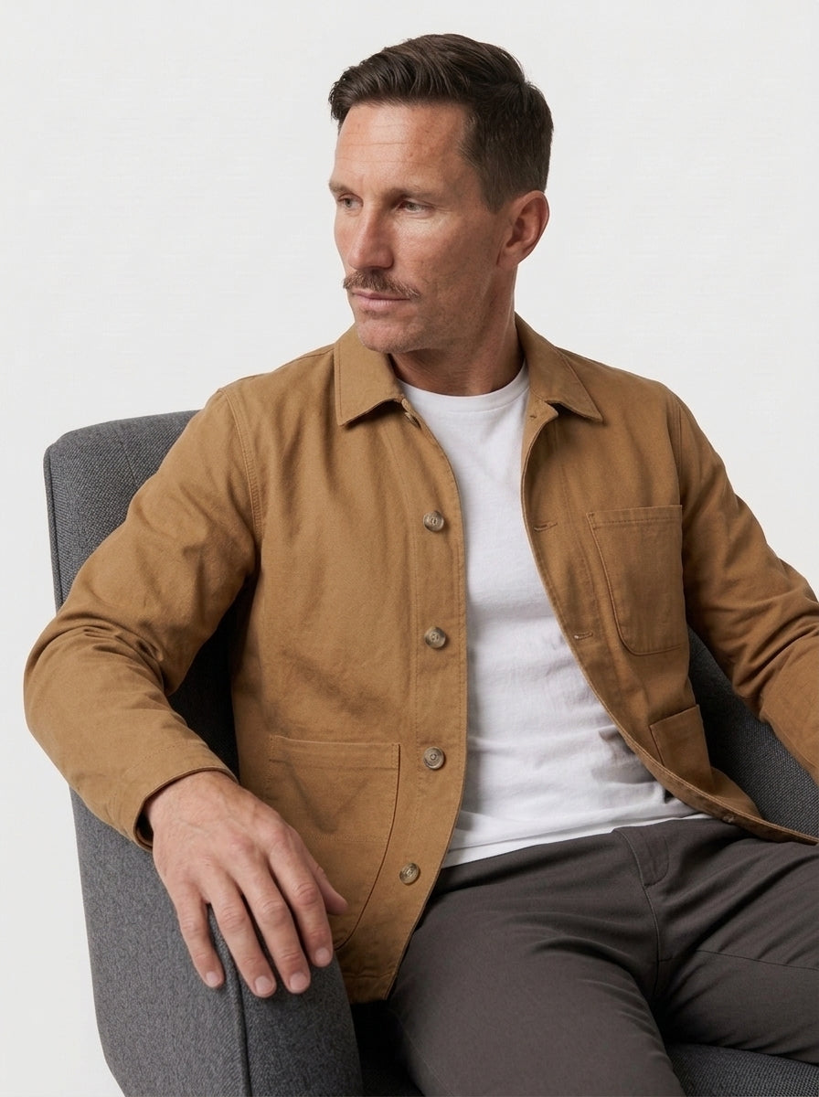 Organic Comfort Stretch Chore Jacket