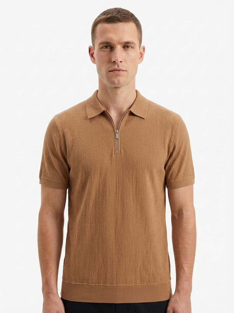 Men's Lightweight Linen Polo