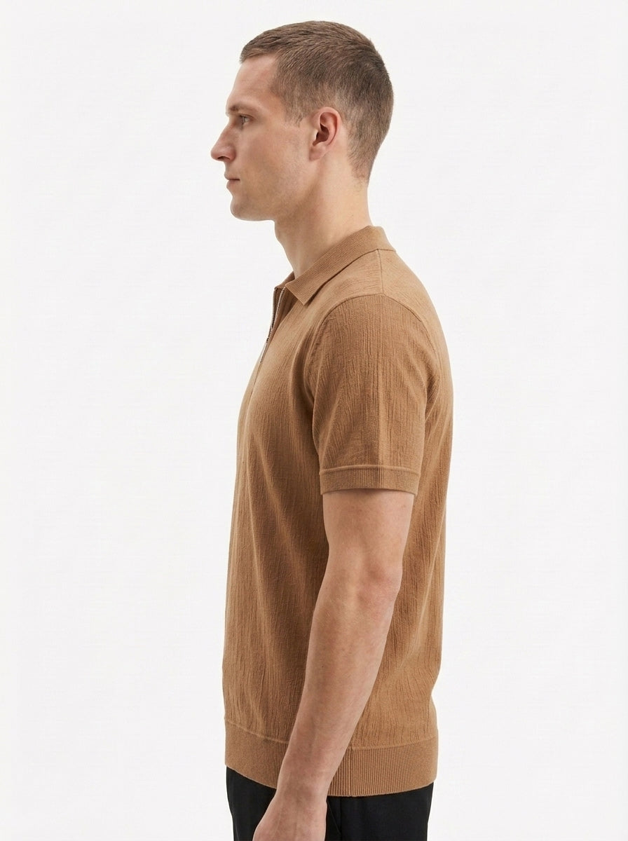 Men's Lightweight Linen Polo