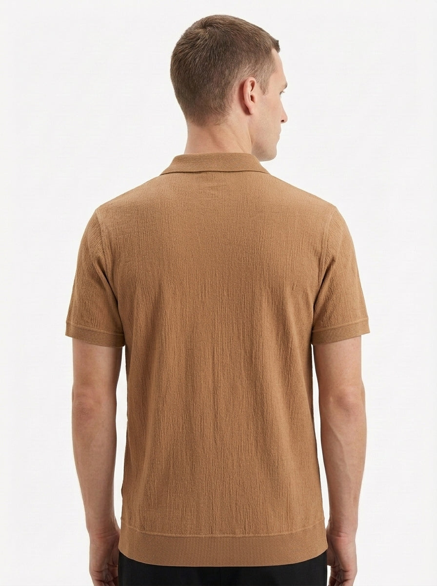 Men's Lightweight Linen Polo