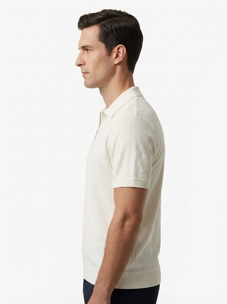 Men's Lightweight Linen Polo