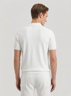 Zip Polo & Slim Pants Set