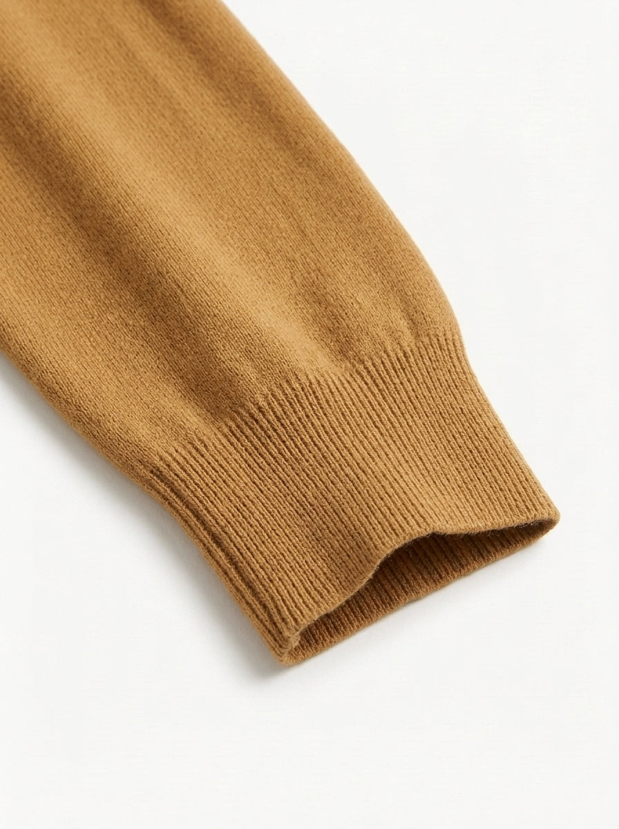 Polo Collar Long Sleeve Sweatshirt