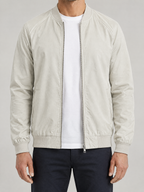 Classic Men's Bomber Jacket - Apricot