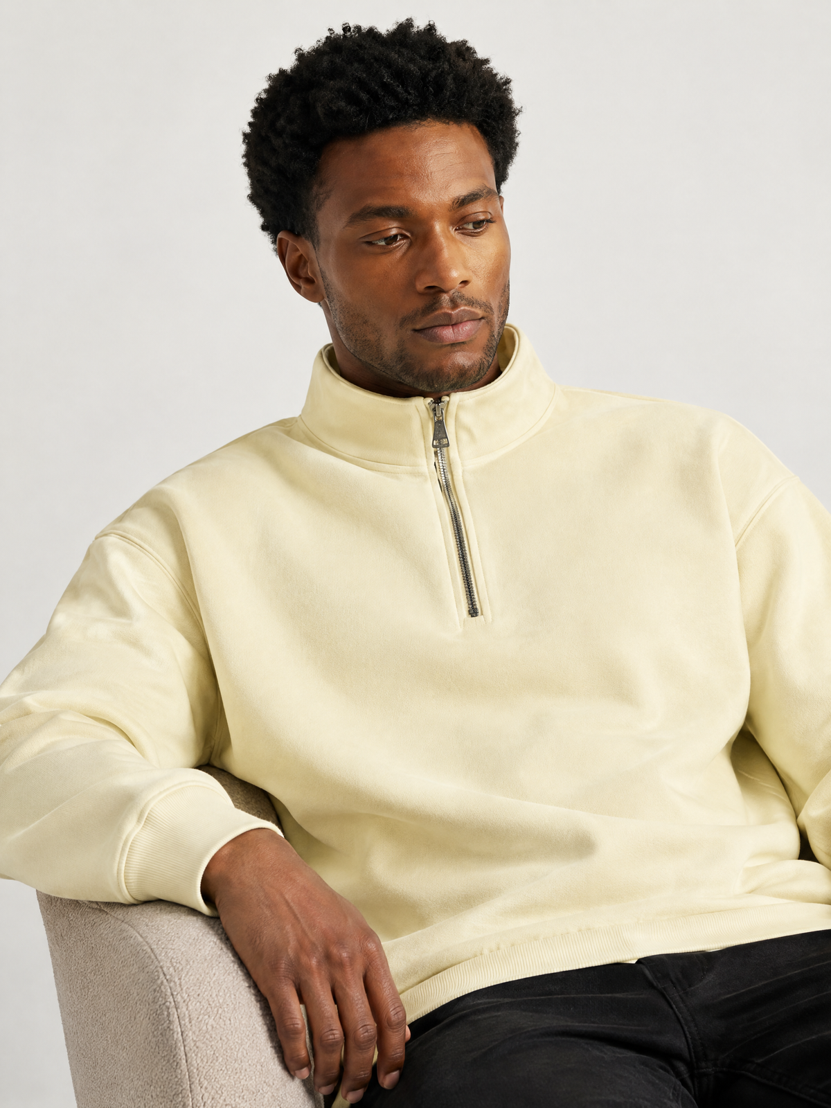 Casual Half-Zip Sweatshirt