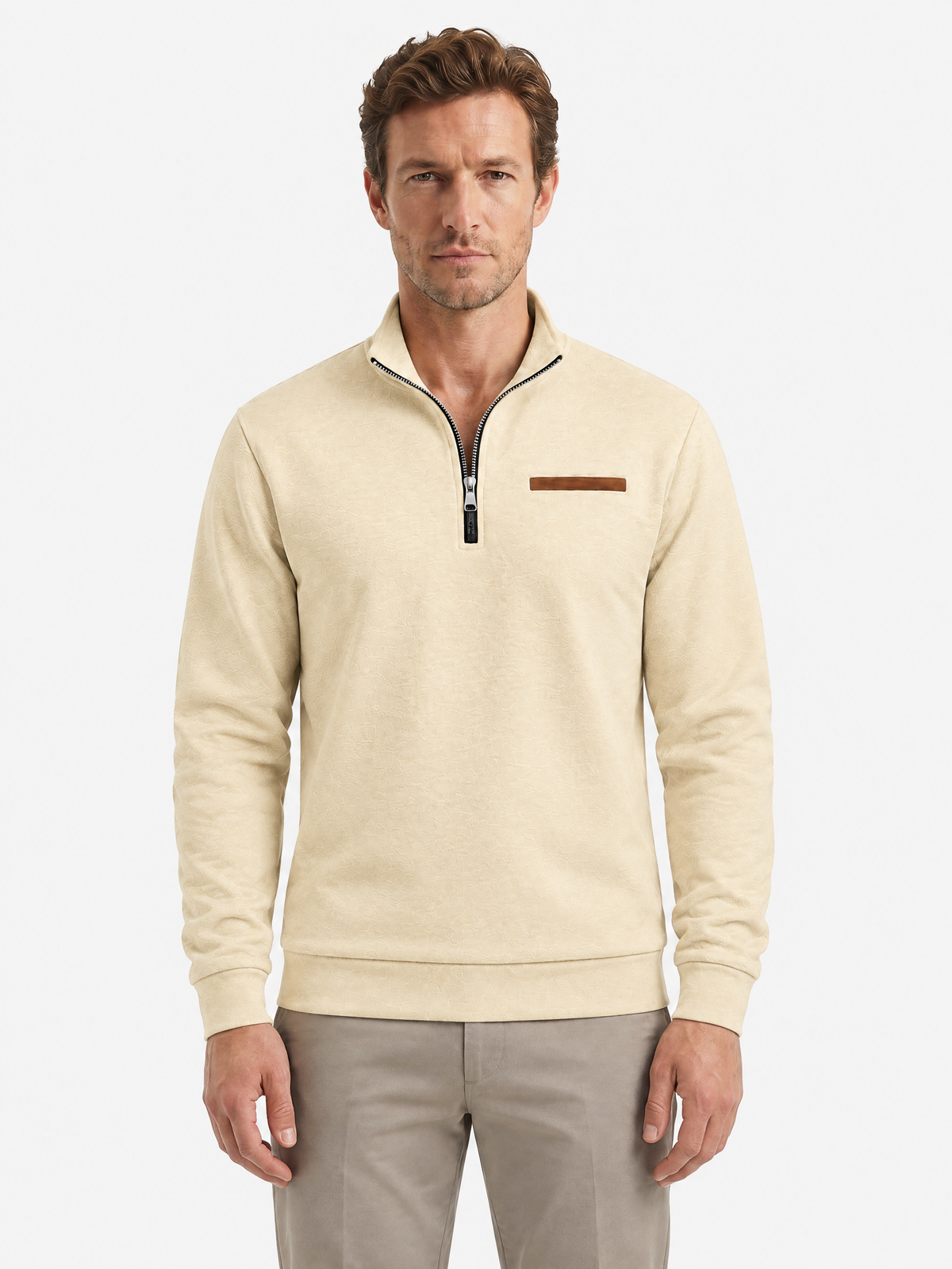 Bryan Fleece Quarter-Zip Sweatshirt