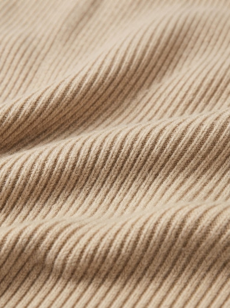 Fitted Knit Quarter Zip Sweater