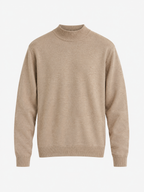 Essential Ribbed Mock Neck Sweater