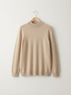 Essential Ribbed Mock Neck Sweater