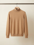 Sophisticated Wool Blend Turtleneck Sweater