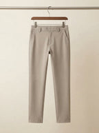 Men's Smart Casual Stretch Solid Trousers