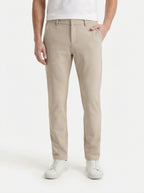 Men's Smart Casual Stretch Solid Trousers