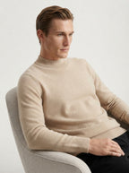 Essential Ribbed Mock Neck Sweater