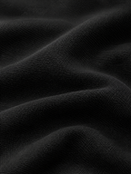 Ribbed Knit Long Sleeve Polo Shirt