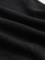 Cardigan Ribbed Texture Zipper Men