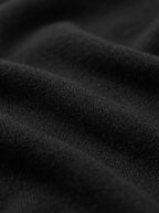 Men's Relaxed Textured Knit Open Collar Polo Jumper