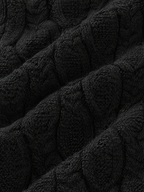 Cable Knit Crewneck Sweater