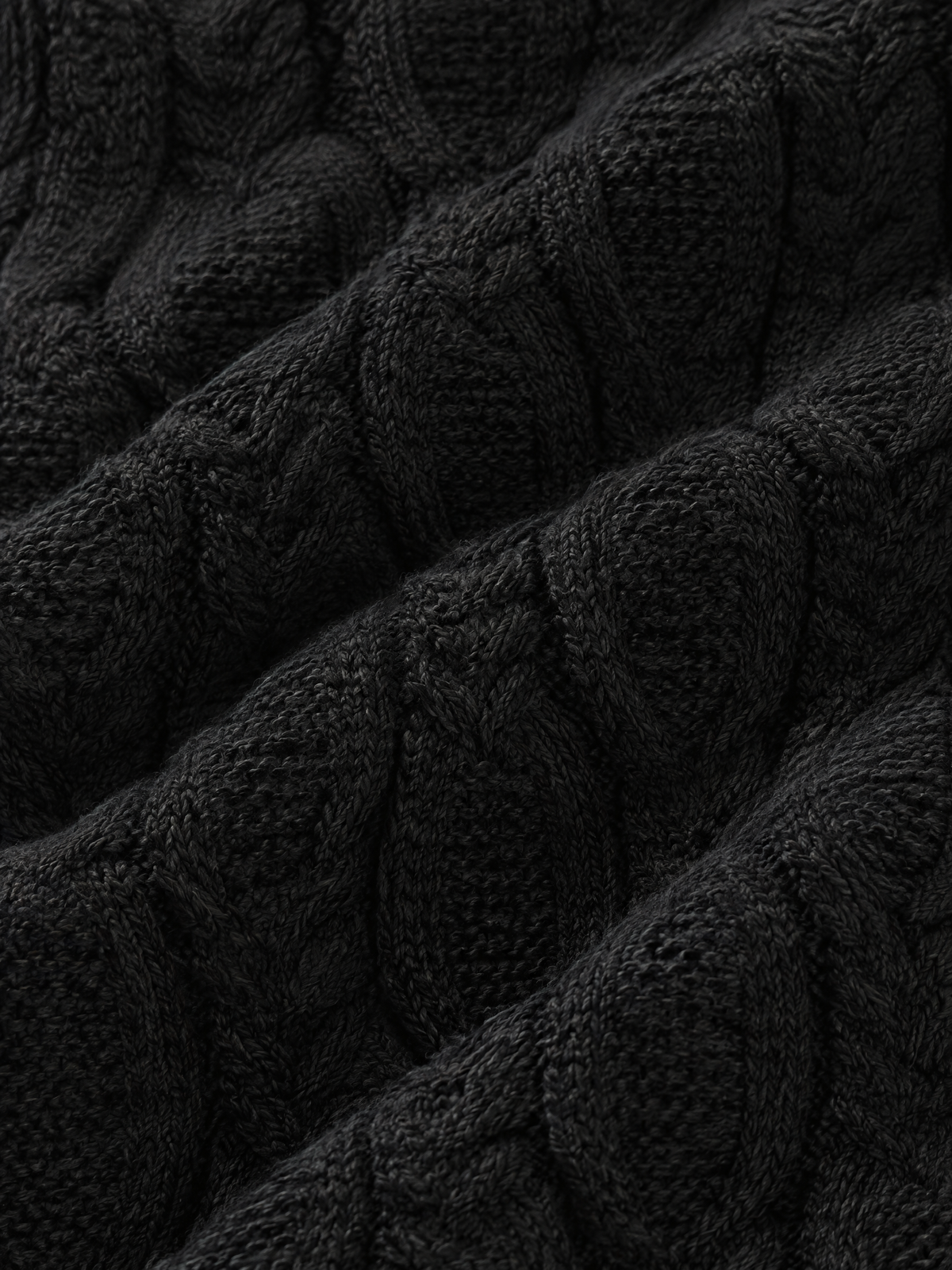 Cable Knit Crewneck Sweater