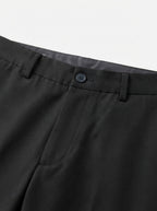 Men's Smart Casual Stretch Solid Trousers