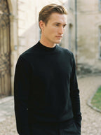 Essential Ribbed Mock Neck Sweater