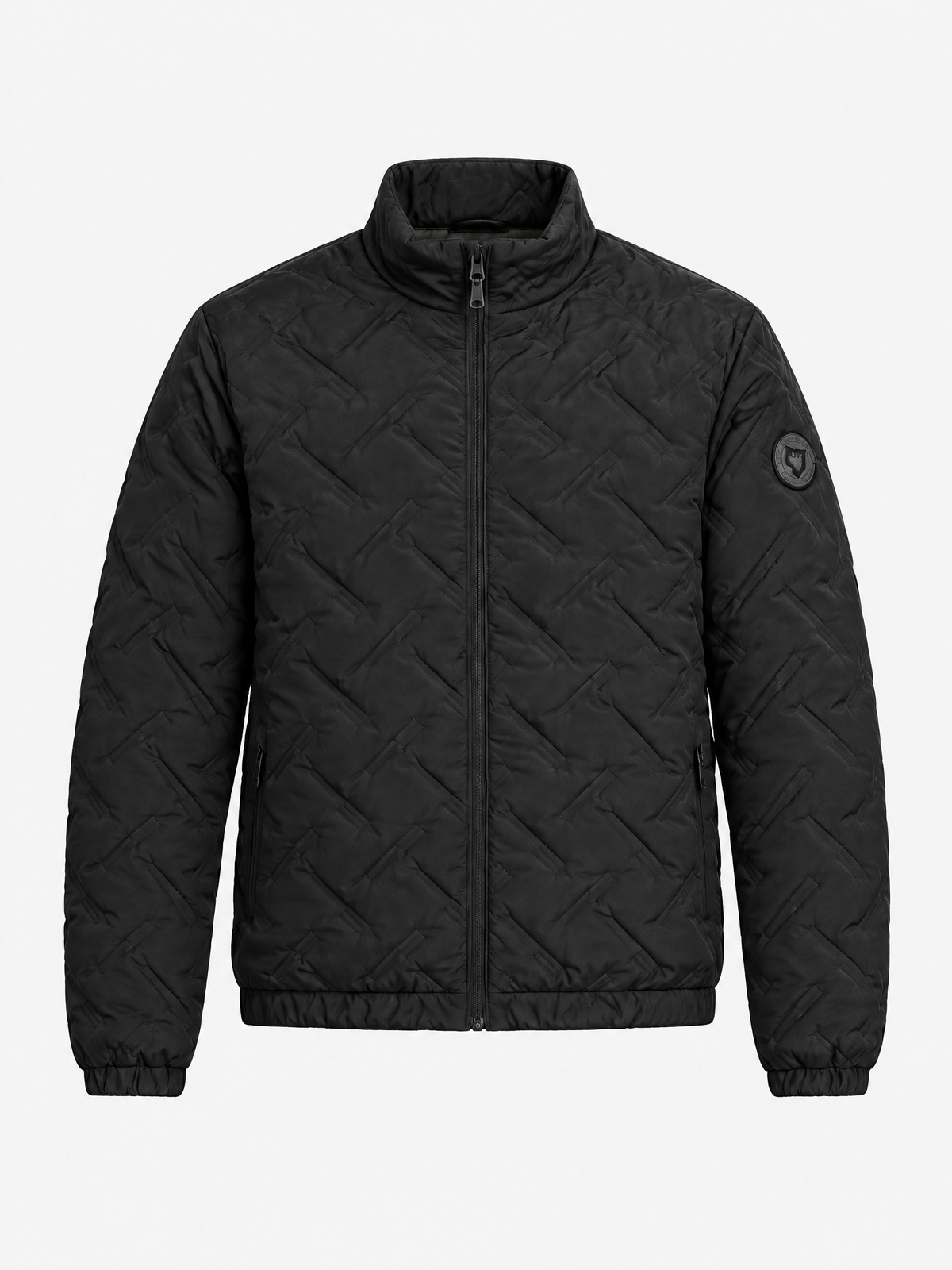 Quilted Stand Collar Jacket
