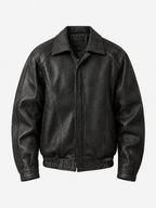 Tyler Collared Leather Jacket