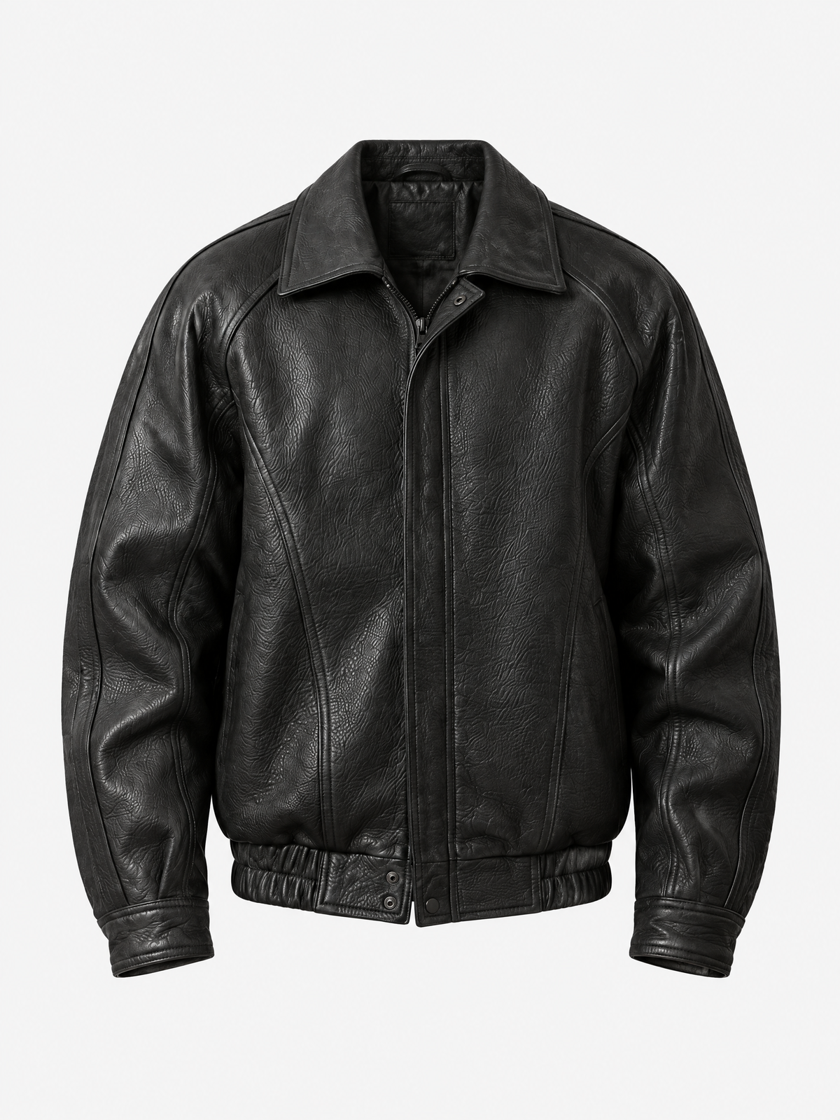 Tyler Collared Leather Jacket