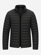 Quilted Stand Collar Puffer Jacket