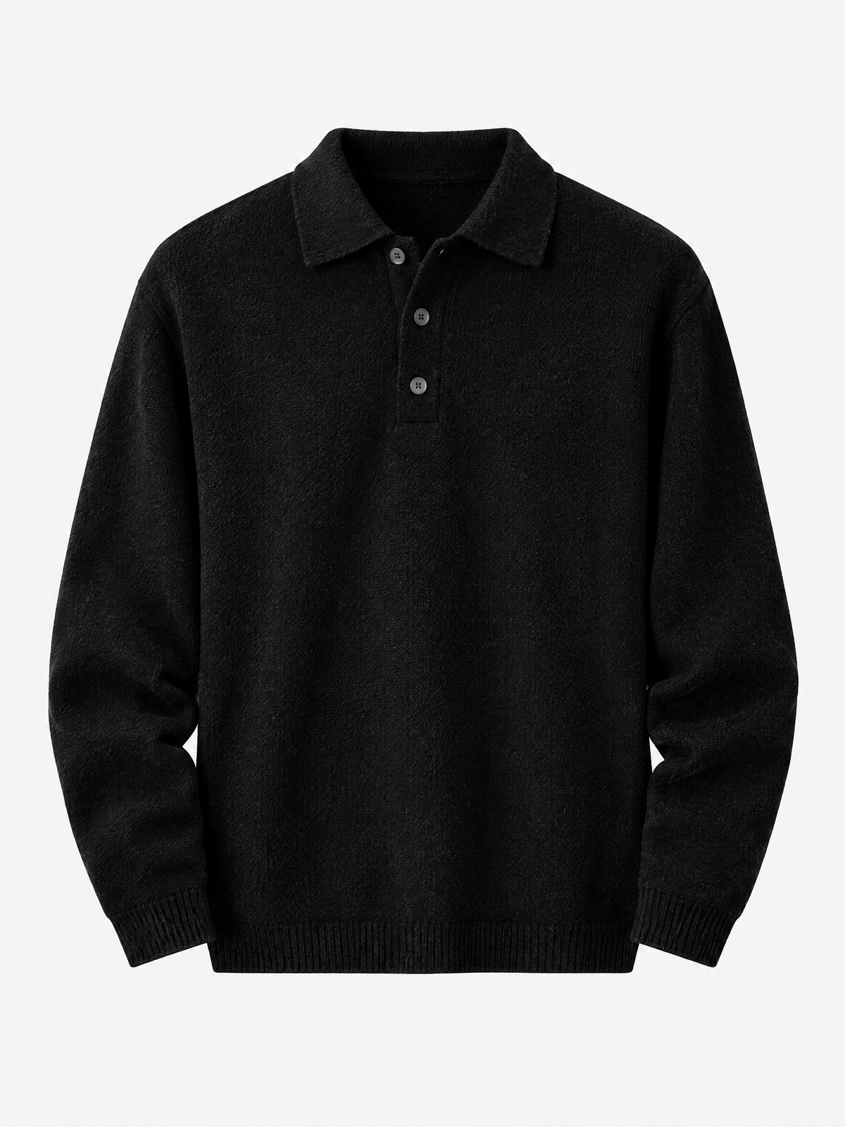 Ashford Relaxed Knit Polo Pullover