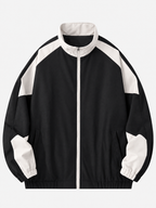 Travis Colour Block Zip-Up Jacket
