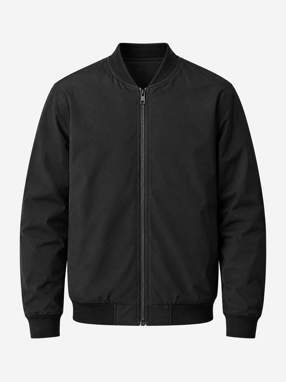 Classic Men's Bomber Jacket - Black