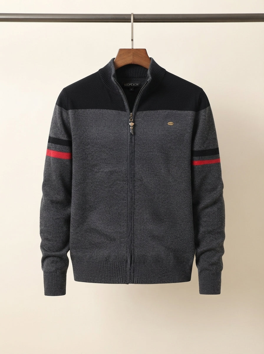 Men's Classic Cotton Zip Sweater