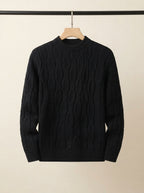 Cable Knit Crewneck Sweater