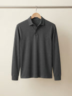 Classic Long-Sleeve Polo Shirt