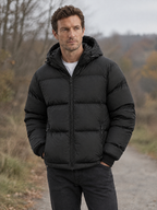 Alpine Puffer Jacket - Black